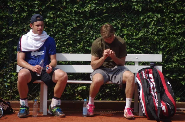 Tennisspieler Ryan Harrison 2012 Dünya Takım Şampiyonası Düsseldorf Almanya — Stok fotoğraf