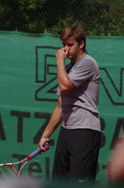 Tennisspieler Ryan Harrison 2012 Campeonato Mundial Equipe Dusseldorf Alemanha — Fotografia de Stock