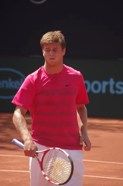 Tennisspieler Ryan Harrison 2012 Campeonato Mundial Equipe Dusseldorf Alemanha — Fotografia de Stock