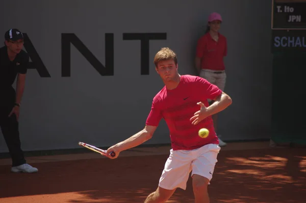 Tennisspieler Ryan Harrison 2012 Командный Чемпионат Мира Дюссельдорф Германия — стоковое фото