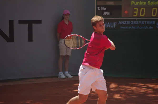 Tennisspieler Ryan Harrison 2012 Campeonato Mundial Equipe Dusseldorf Alemanha — Fotografia de Stock