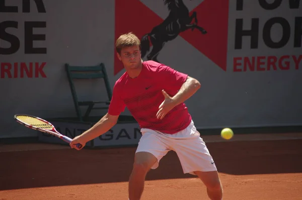 Tennisspieler Ryan Harrison 2012 Campeonato Mundial Equipe Dusseldorf Alemanha — Fotografia de Stock