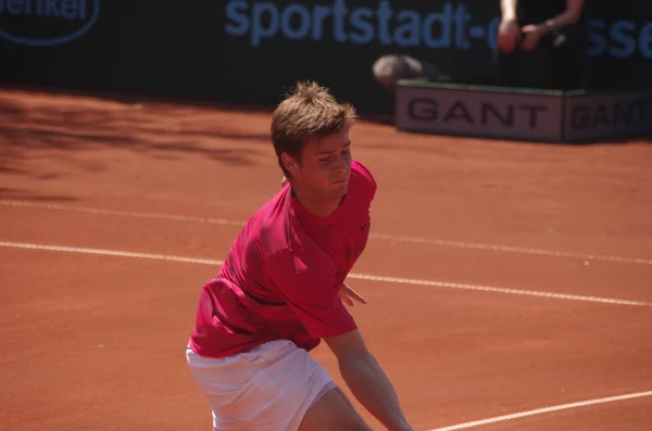 Tennisspieler Ryan Harrison 2012 Campeonato Mundial Equipe Dusseldorf Alemanha — Fotografia de Stock