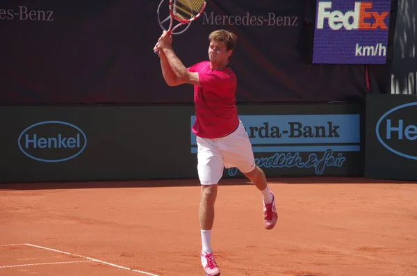 Tennisspieler Ryan Harrison 2012 Campeonato Mundial Equipe Dusseldorf Alemanha — Fotografia de Stock