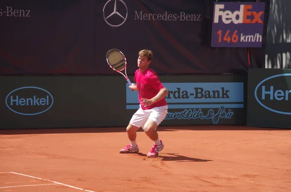 Tennisspieler Ryan Harrison 2012 Campeonato Mundial Equipe Dusseldorf Alemanha — Fotografia de Stock