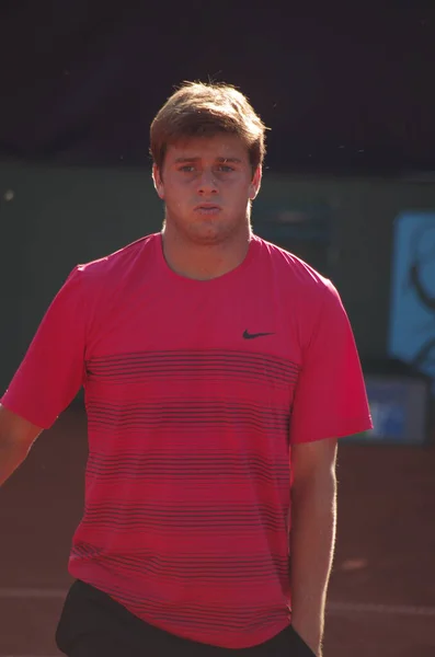 Tennisspieler Ryan Harrison 2012 Campeonato Mundial Equipe Dusseldorf Alemanha — Fotografia de Stock