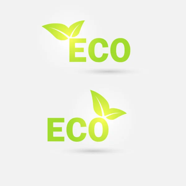 Icono de ecología. Vector — Vector de stock