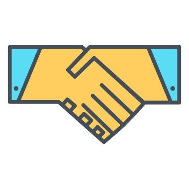 El sıkışma satırı simgesi. Vektör simgesi