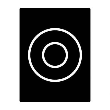 Hoparlör simgesi vektör, ses, ses müzik kayıt üzerinde izole beyaz arka plan. 