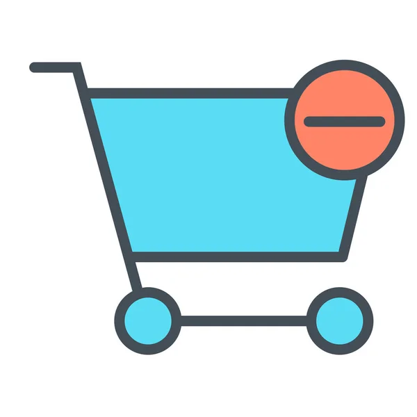 Извлеките Items из Shopping Cart Pixel Perfect Vector Thin Line Icon 48x48. Минимальная пиктограмма — стоковый вектор