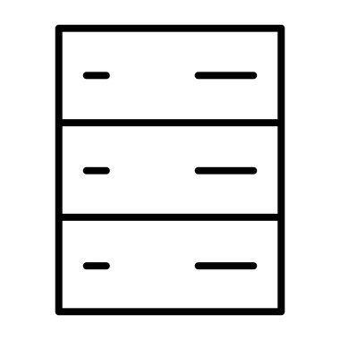 Sunucu satırı simgesi. Vektör basit en az 96 x 96 piktogram