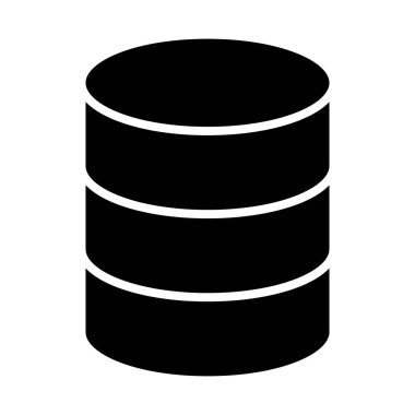 Veritabanı simgesi. Basit en az 96 x 96 piktogram