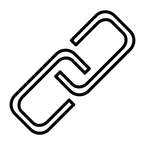 Link Line Icon. Vetor Simples Minimal 96x96 Pictograma — Vetor de Stock