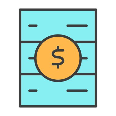 Blockchain Server satırı simgesi. Vektör basit en az 96 x 96 piktogram