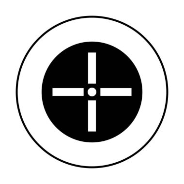 İmleç denetimi Icon.Vector basit 96 x 96 piktogram