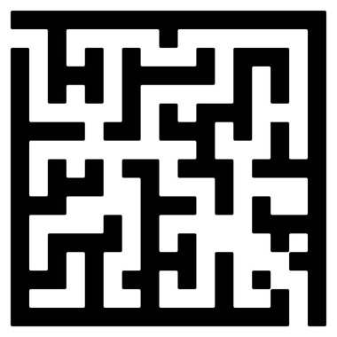 Labirent oyun Labyrinth giriş ve Exit.Vector illüstrasyon ile