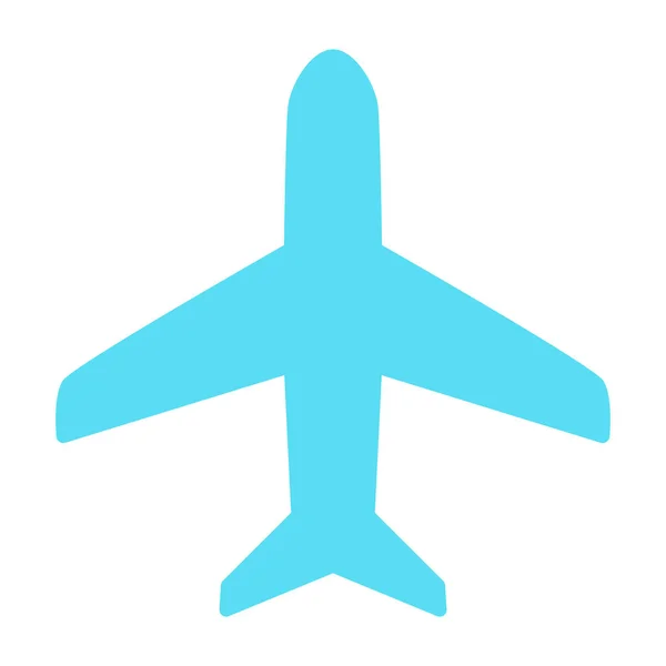 Icono de avión. Pictograma mínimo simple del vector 96x96 — Vector de stock