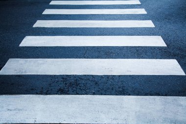  Zebra trafik yürüyüş yolu