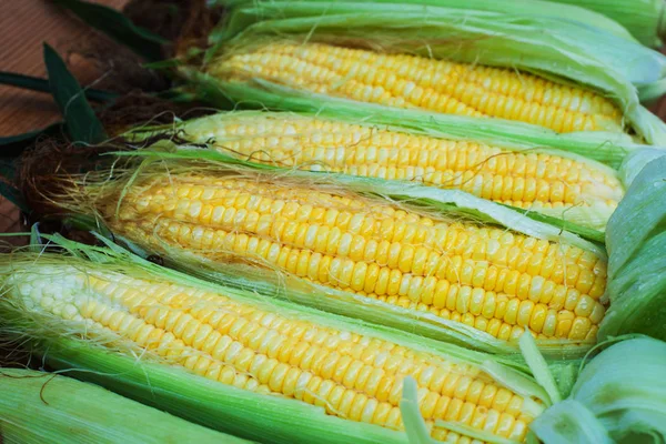 Fresh corns close-up — Stock Photo, Image