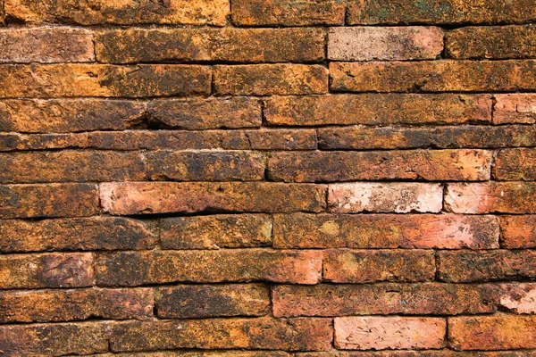 Parede de tijolo vermelho textura velha — Fotografia de Stock