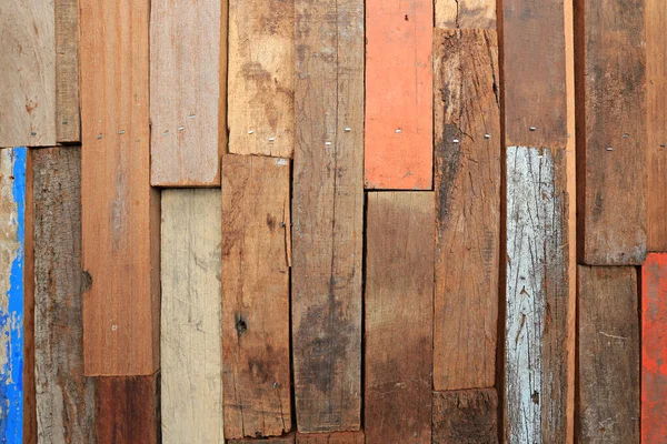 Reclaimed Wood Wall Paneling Texture Wood Material Background Vintage Wallpaper — Stock Photo, Image