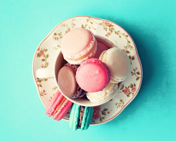 Macaron francesi vintage — Foto Stock