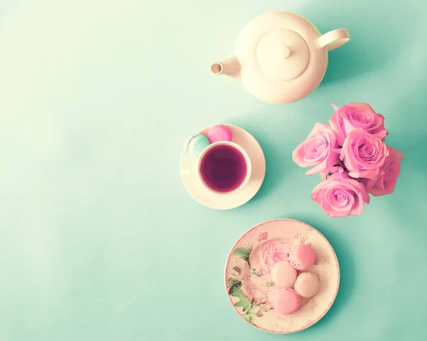 Vintage French macarons — Stock Photo, Image