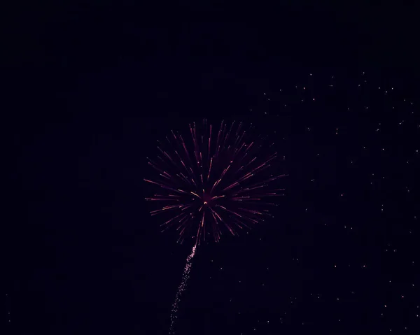 하늘의 화려 한 불꽃놀이 — 스톡 사진
