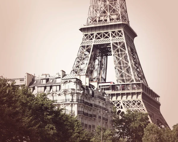 빈티지 에펠 탑 — 스톡 사진