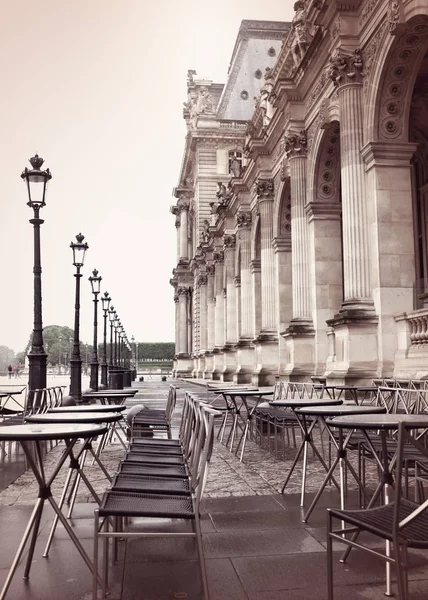 Vintage Cafe στο Παρίσι — Φωτογραφία Αρχείου