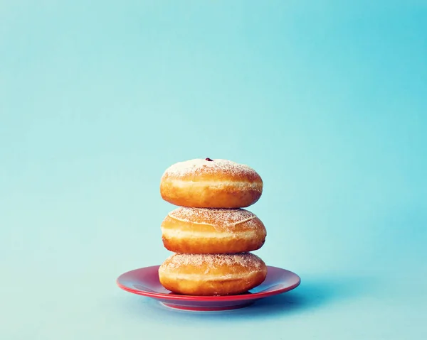 Vintage frosted donuts — Stockfoto