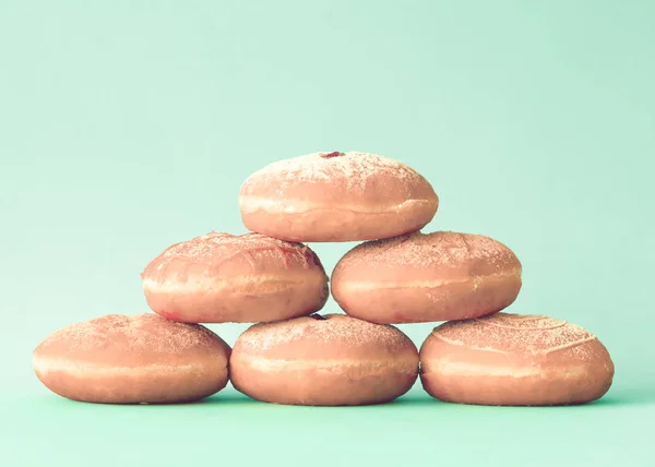 Vintage matowego donuts — Zdjęcie stockowe
