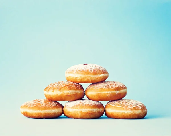 Vintage frosted donuts — Stockfoto