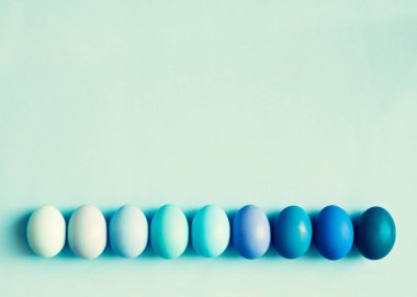 Vintage pastel Paskalya yumurtaları