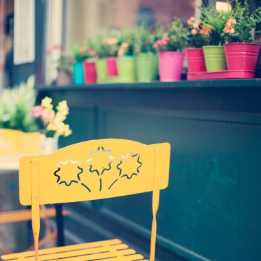 Vintage açık havada Cafe de Paris