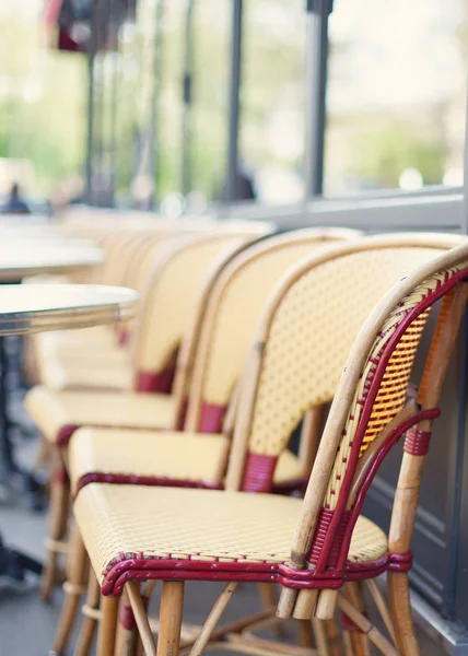 Vintage all'aperto caffè a Parigi — Foto Stock