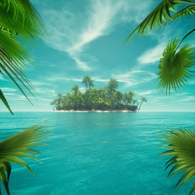 Issız tropikal cennet