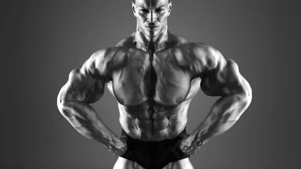Close up of a bodybuilder — Stock Photo, Image
