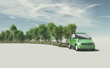 Küçük bir araba kavramsal görüntü 