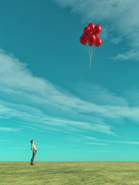 Bir adam görünüyor