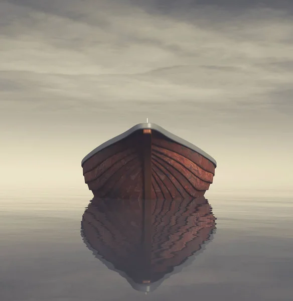 A boat on the lake — Stock Photo, Image