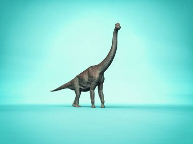  zarif branchiosaurus - 3d dinazor karakter
