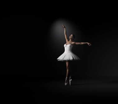 genç ve güzel balerin