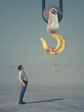 Man bir vinç kanca arıyorum 