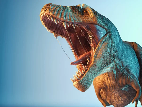 T-Rex ревом — стокове фото