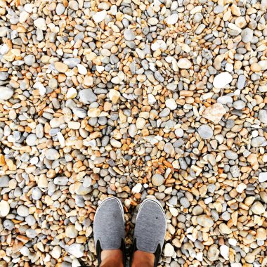 Çakıl Sahili Doku Arkaplanı