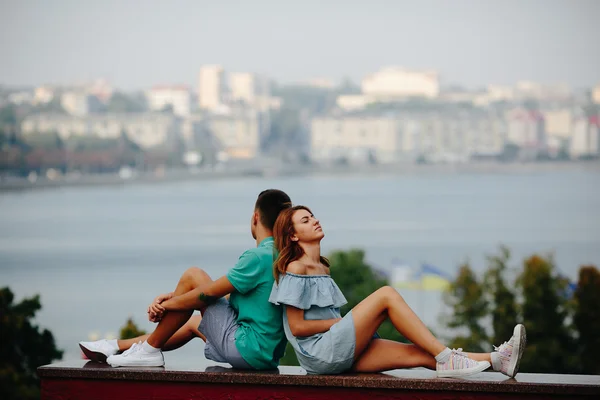 Man and woman together — Stock Photo, Image