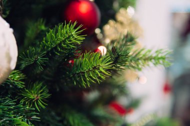Oyuncak dolu Noel ağacı dalı