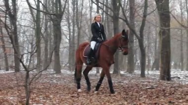 güzel kadın ata poz