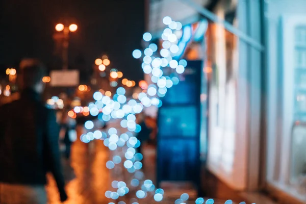 街道城市的夜晚 — 图库照片